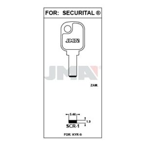 Ébauche de clé JMA SCR-1 – vue groupée