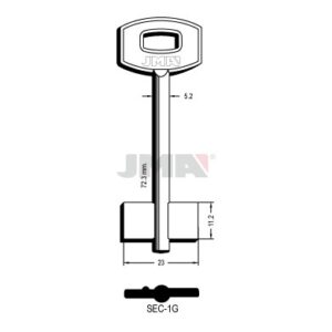 Ébauche de clé JMA SEC-1G