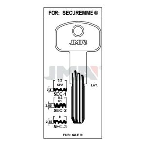 Ébauche de clé JMA SEC-2 – vue groupée