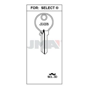 Ébauche de clé JMA SEL-3D – vue groupée