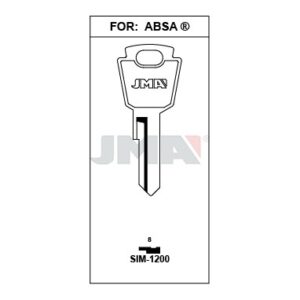 Ébauche de clé JMA SIM-1200 – vue groupée