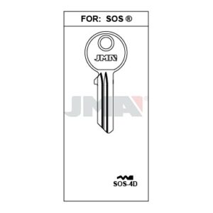 Ébauche de clé JMA SOS-4D – vue groupée