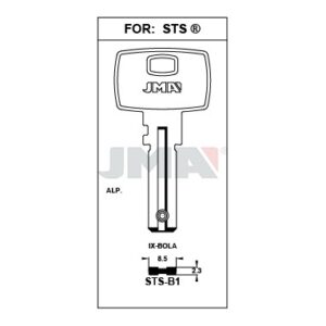 Ébauche de clé JMA STS-B1 – vue groupée