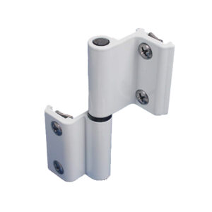 Savio Morsa 1122.1 | Paumelle à clamer à 2 lames pour profilés aluminium | Blanc