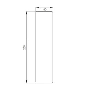 Slotenonline | Rosace adhésive Type 8 | Inox, noir ou blanc – Image 2