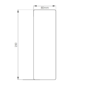 Slotenonline | Rosace adhésive Type 9 | Inox, noir ou blanc – Image 2
