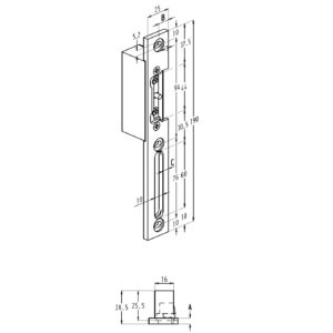 Sobinco 8355-1 têtière pour gâche électrique – Image 2