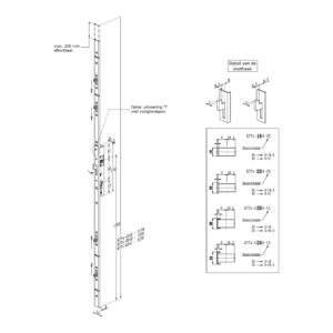 Sobinco Penta-lock 6774 serrure multipoints pour portes coulissantes – Image 3