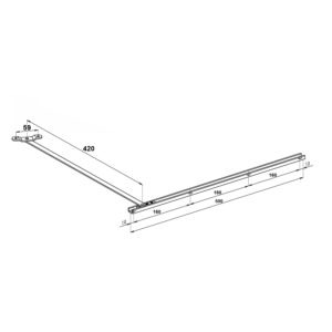 Sobinco 681-420 | Limiteur d'ouverture avec frein réglable intégré – Image 3