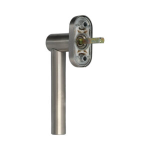 Sobinco 1852CYL | Poignée de fenêtre à clé en inox avec carré de 7 mm | Sobinox – Image 2