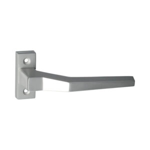 Sobinco 822 | Béquille simple sur rosace rectangulaire | Argenté