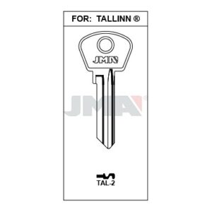 Ébauche de clé JMA TAL-2 – vue groupée