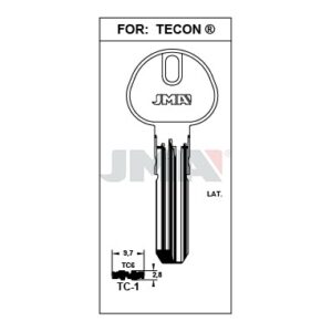 Ébauche de clé JMA TC-1 – vue groupée