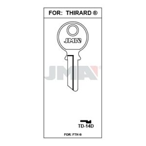 Ébauche de clé JMA TD-14D – vue groupée
