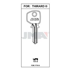 Ébauche de clé JMA TD-2 – vue groupée