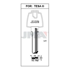 Ébauche de clé JMA TE-T62 – vue groupée
