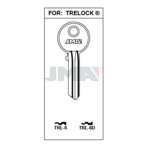 Ébauche de clé JMA TRL-6D – vue groupée
