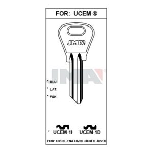 Ébauche de clé JMA UCEM-1D – vue groupée