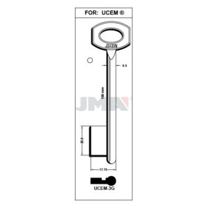 Ébauche de clé JMA UCEM-3G – vue groupée