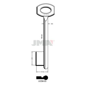 Ébauche de clé JMA UCEM-3G