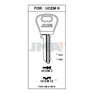 Ébauche de clé JMA UCEM-3 – vue groupée