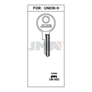 Ébauche de clé JMA UN-46D – vue groupée