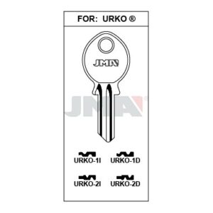 Ébauche de clé JMA URKO-2I – vue groupée