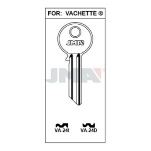 Ébauche de clé JMA VA-24I – vue groupée