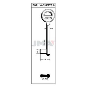 Ébauche de clé JMA VA-400 – vue groupée