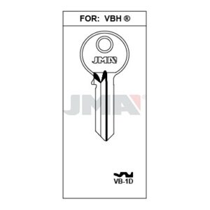 Ébauche de clé JMA VB-1D – vue groupée