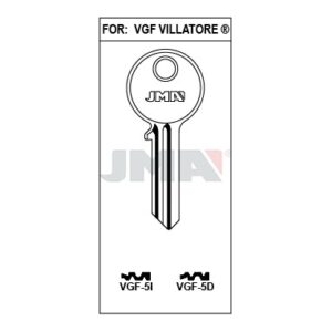 Ébauche de clé JMA VGF-5I – vue groupée