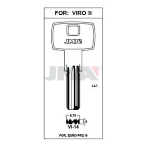 Ébauche de clé JMA VI-14 – vue groupée