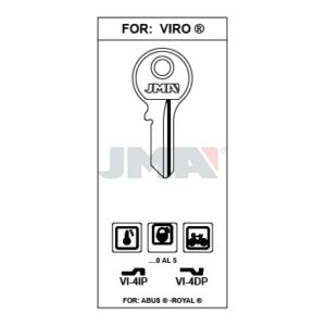 Ébauche de clé JMA VI-4DP – vue groupée