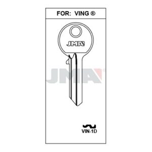 Ébauche de clé JMA VIN-1D – vue groupée