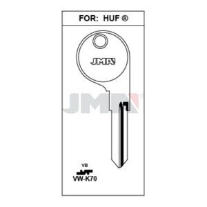 Ébauche de clé JMA VW-K70 – vue groupée