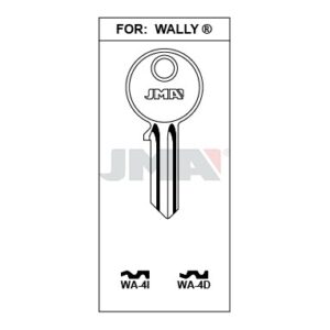 Ébauche de clé JMA WA-4D – vue groupée
