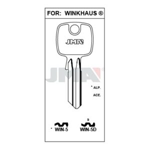 Ébauche de clé JMA WIN-5D – vue groupée