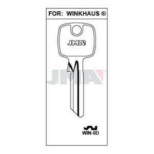 Ébauche de clé JMA WIN-6D – vue groupée