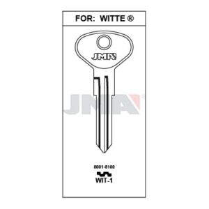 Ébauche de clé JMA WIT-1 – vue groupée