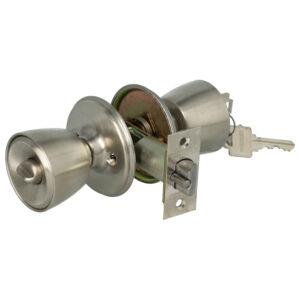 Weiser A530 DLB | Serrure à bouton | Clé + bouton tournant | 32D | Axe 60 mm – Image 2