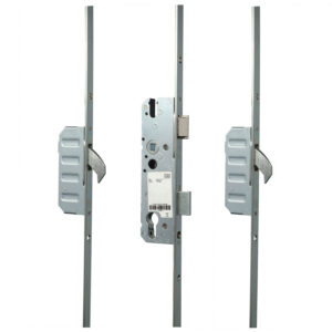 Winkhaus M2 serrure multipoints avec 2 crochets - À cylindre - Version courte 62