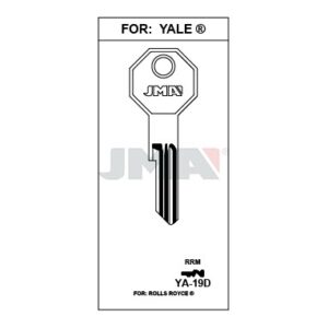 Ébauche de clé JMA YA-19D – vue groupée