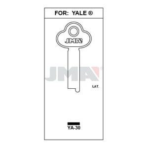 Ébauche de clé JMA YA-30 – vue groupée