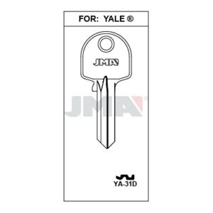 Ébauche de clé JMA YA-31D – vue groupée