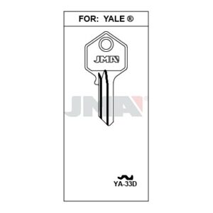 Ébauche de clé JMA YA-33D – vue groupée