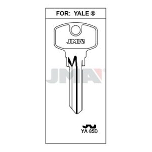 Ébauche de clé JMA YA-85D – vue groupée