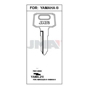 Ébauche de clé JMA YAMA-21I – vue groupée