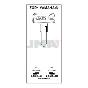 Ébauche de clé JMA YAMA-3D – vue groupée