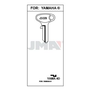 Ébauche de clé JMA YAMA-4D – vue groupée