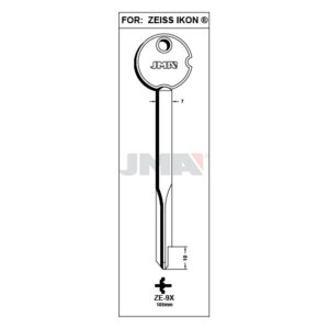 Ébauche de clé JMA ZE-9X – vue groupée